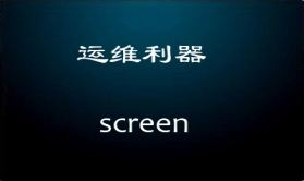 SHELL命令-screen